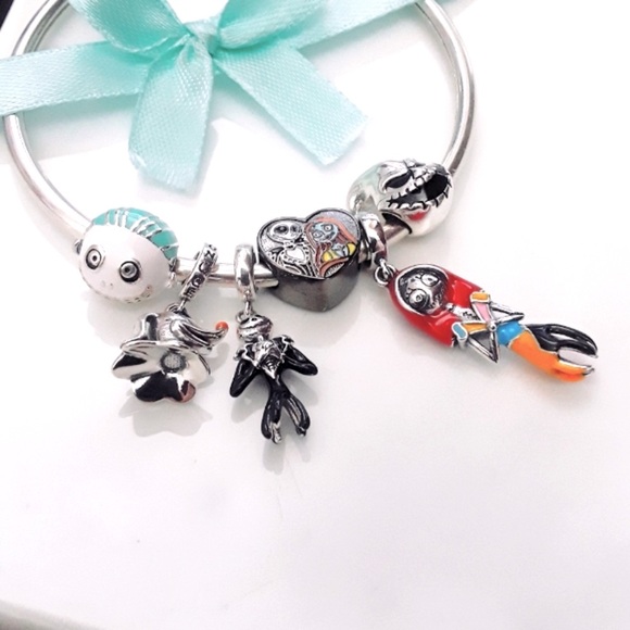 6 Nightmare Before Christmas charms for Pandora & other European style brands - Picture 5 of 8